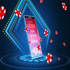 Dice roll scene on the mobile screen of apk 6 Lucky Dice
